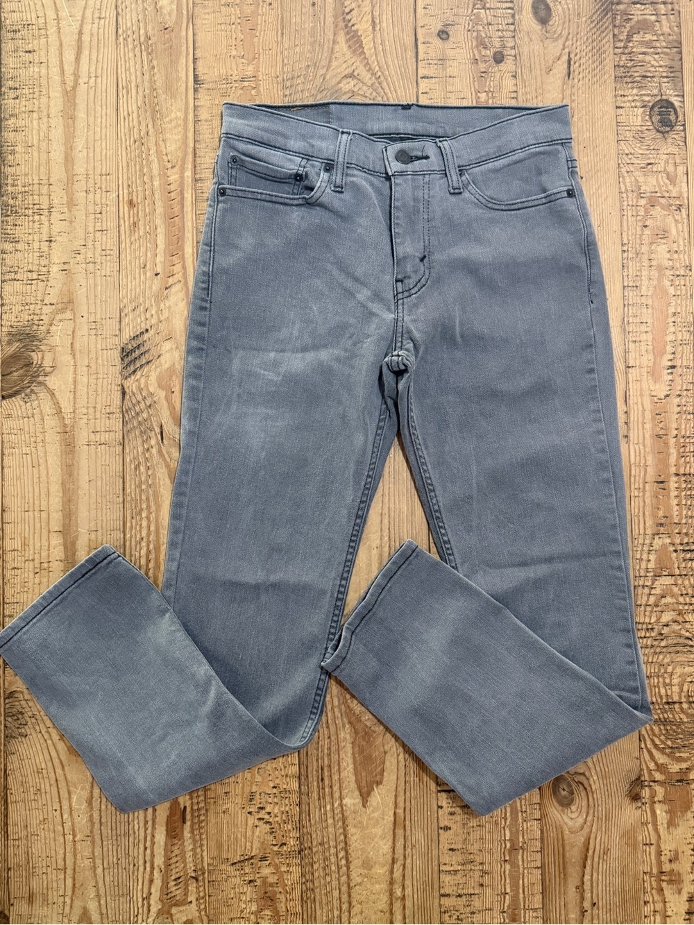 Men's Grey Slim Jeans - Casual Everyday Fit